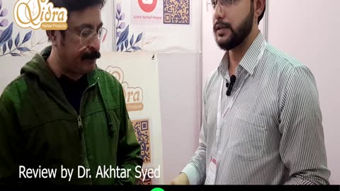 Review by Dr. Akhtar Syed | Femaxpo & Masala Festival | Sidra Herbal Impex Pakistan #shorts