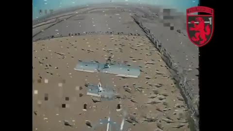 🦅 Downing of the Russian kamikaze UAV of "Molniya" aircraft type, - aerial