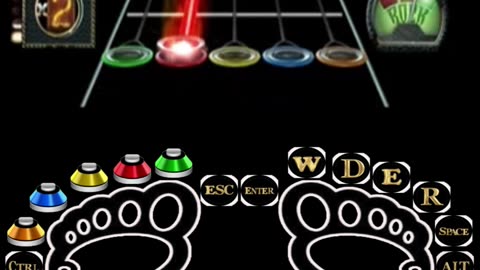 Guitar Hero II 👣 Clone Hero 👣Foot Exercise 👣 足部运动 👣 발 운동 👣 упражнение на ногу 👣 (32)