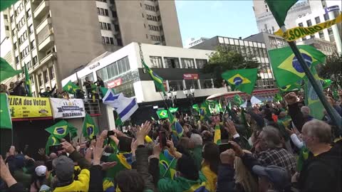 Manifestação a favor do voto impresso auditável em Curitiba 01/08/2021