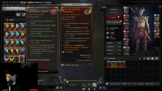 Lunch Stream and Chill - Diablo 4 Ice Sorc NM Dungeons