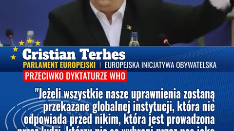 Europejska Inicjatywa Obywatelska przeciwko WHO - Cristian Terhes