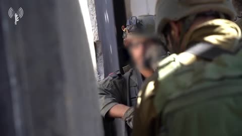 Video from Israeli troops operate in Rafah, Gaza.