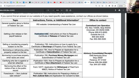 How to release a federal tax lien