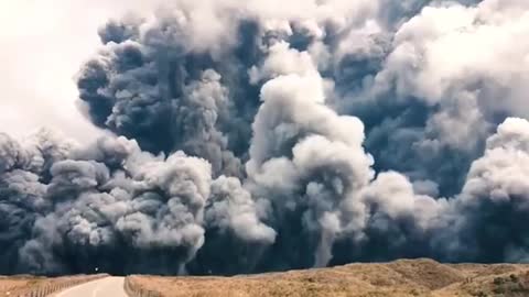 Terrible japans volcano