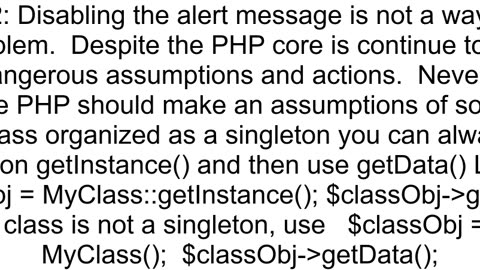 How can I solve quotNonstatic method xxxxxx should not be called statically in PHP 54