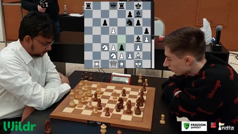 Sac against Dubov GM Mitrabha Guha vs GM Daniil Dubov World Blitz 2023