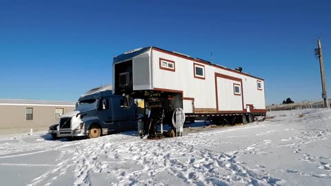 The "Mobile Homestead" At 3 Below 0!