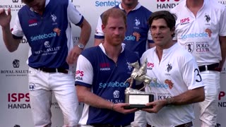 Prince Harry plays polo for charity in Singapore