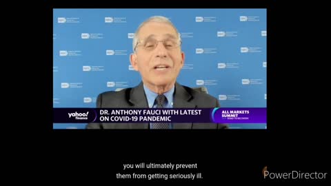 Fauci: primary consideration is eliminate illness