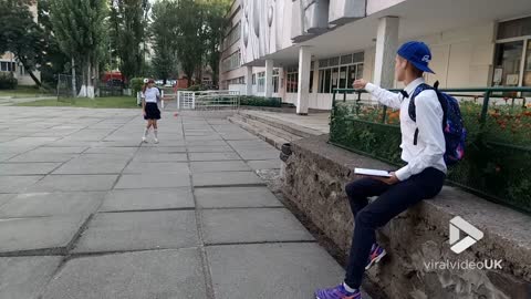 Ultimate Frisbee Trick Shot