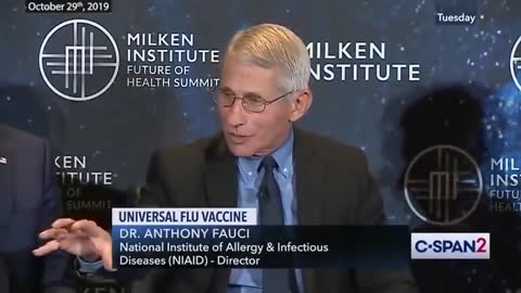 Tony Fauci & Rick Bright: October 29, 2019 Vaccines