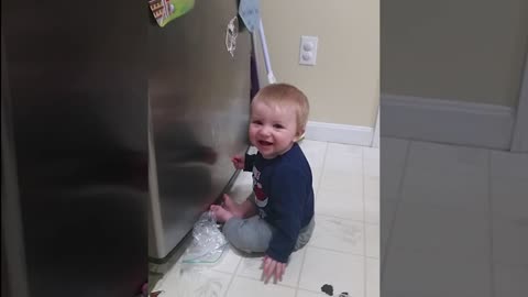 What Happens When Baby Open The Fridge 02