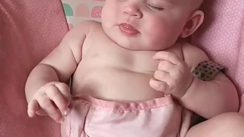 Baby Giggles at Head Massager