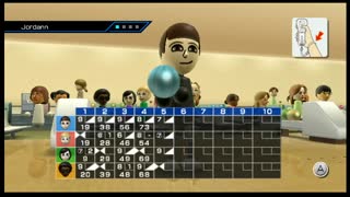 Wii Sports Bowling Game25 Part1