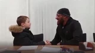Imam converts 9 year old European Christian boy to Islam