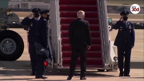 President Biden stumbled as he climbed the steps to Air Force