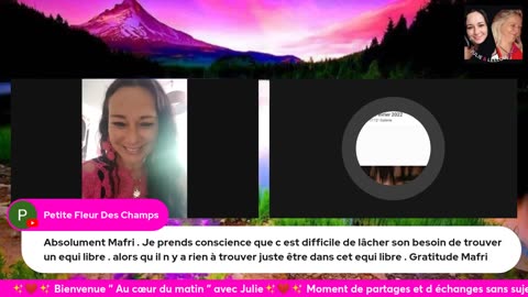 Au Coeur du Matin, Julie à Votre Ecoute 04/06