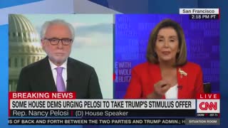 Pelosi accuses CNN's Wolf Blitzer of being an 'apologist' for Republicans
