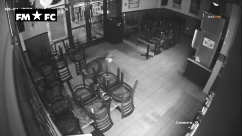 Watch moment burglar leaves outrageous note for restaurant owner