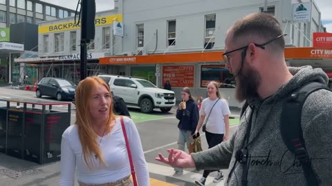 Stirring up demons while street preaching in New Zealand