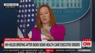 Biden Press Sec Makes Fool Out of Herself Defending Executive Orders