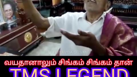 வயசானாலும் சிங்கம் சிங்கம் தான் TMS LEGEND SINGAPORE TMS FANS M.THIRAVIDA SELVAN