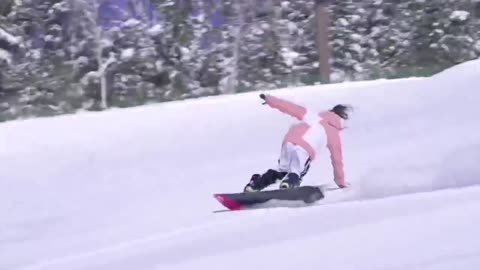 She skis as easily as she walks
