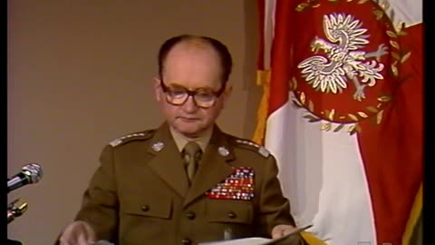 13.12.1981 Wojciech Jaruzelski - Ogłoszenie Stanu Wojennego
