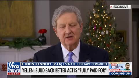 Sen John Kennedy on Build Back Better plan