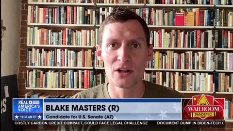 Blake Masters: "Mark Kelly Is Enabling Creeping, Bureaucratic, Totalitarianism" of Joe Biden