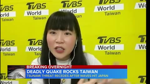 Deadly earthquake in taiwan