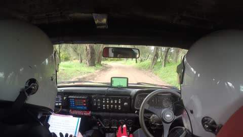 Dirt Escort on Slippery Adelaide Hills Stage