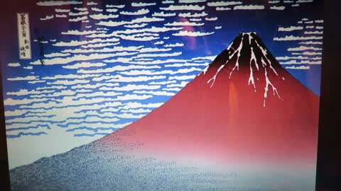 Mt. Fuji Print: Hokusai's print, Part 1