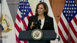 Kamala Harris PERPLEXES An Entire Room As She Rambles About Our Space Program