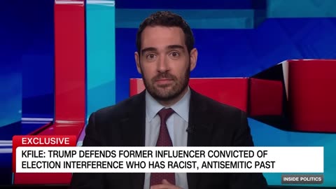 Trump defends former influencer convicted of election interference who has racist, antisemitic past
