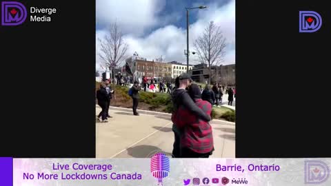 Barrie lockdown protest (ARCHIVE)