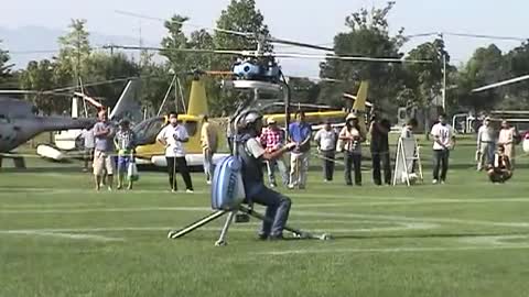 Smallest Manned Helicopter