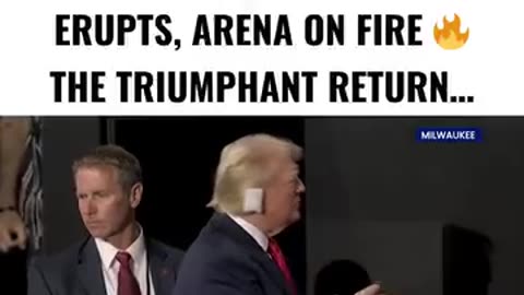 TRUMP MAKES SHOCK ENTRANCE AT RNC! CROWD ERUPTS, ARENA ON FIRE THE TRIUMPHANT RETURN...