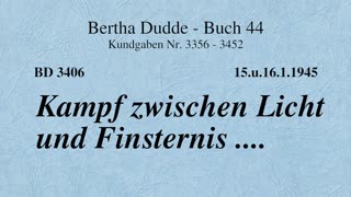 BD 3406 - KAMPF ZWISCHEN LICHT UND FINSTERNIS ....