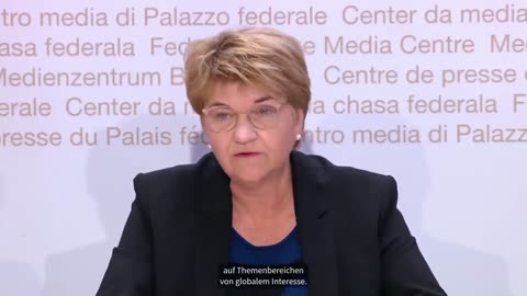 Pressekonferenz Amherd/Cassis - Besorgter Buerger reagiert