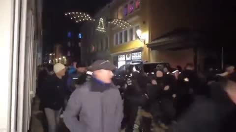 Anti-Lockdown Protesters Break Through Police Lines in Nuremberg, Germany