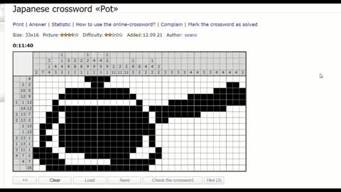 Nonograms - Pot