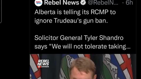 Alberta is Telling its RCMP to Ignore Trudeau's Gun Ban