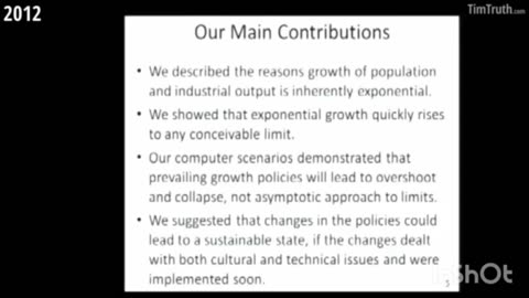 Decade's Of Depopulation Planning - 2022 marked the 50th anniversary of the Club of Rome’s landmark report, ‘The Limits to Growth’. (CHECK THE DESCRIPTION) 👇