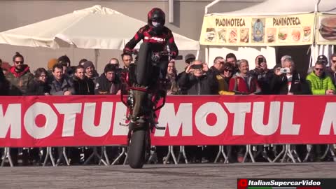 Motorcycle Stunt Contest & Show - CRAZY Tricks, Extreme Actions - Motor Bike