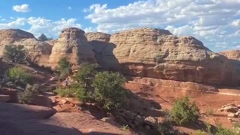 It gets hot in Arches National Park