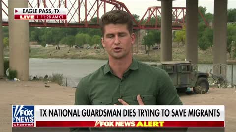 A Texas national guardsman drowned while trying to save migrants in Rio Grande