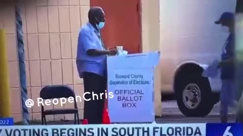 WATCH: News Camera CATCHES man dropping MULTIPLE BALLOTS