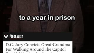 DC Jury Convicts 71 Yr Old Grandma for Walking Around Capitol for 10 Minutes On Jan. 6